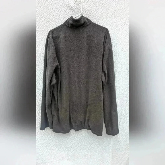 The North Face Men's Gray/Red Quarter Zip-up Pullover Fleece Jacket Size XXL - Picture 2 of 5